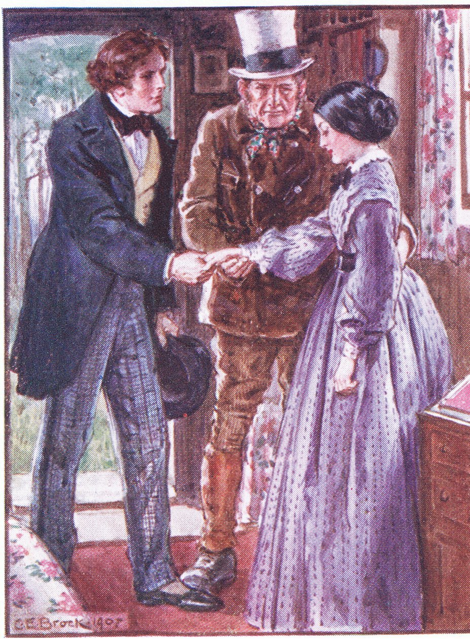 Doutor Marigolds última prescrição para ser tomado para a vida, ilustração deDr Marigolds Prescrição, 1910 de Charles Edmund Brock