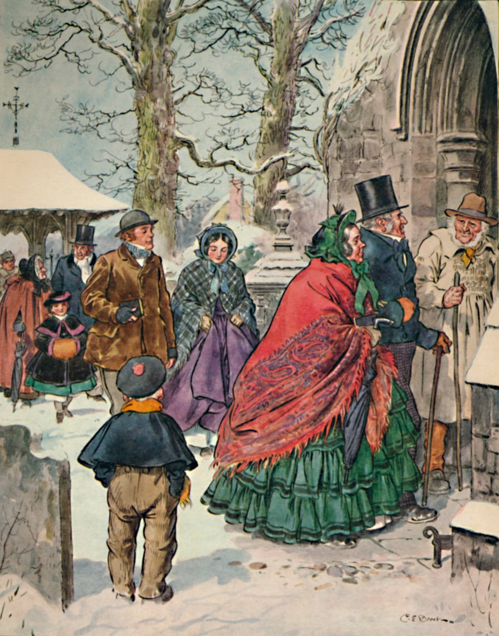 Do Natal. Ensaios de Alexander Smiths Dreamthorp, 1862, 1923 de Charles Edmund Brock