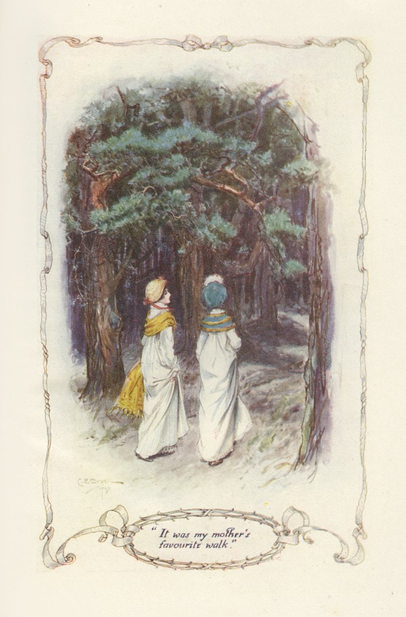 Foi a minha caminhada favorita das mães, 1907 (ilustração) de Charles Edmund Brock