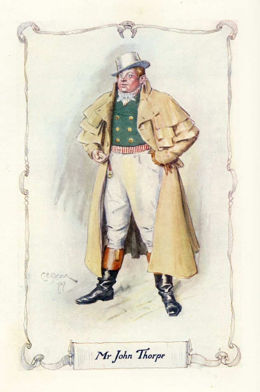 Sr. John Thorpe, 1907 (ilustração) de Charles Edmund Brock