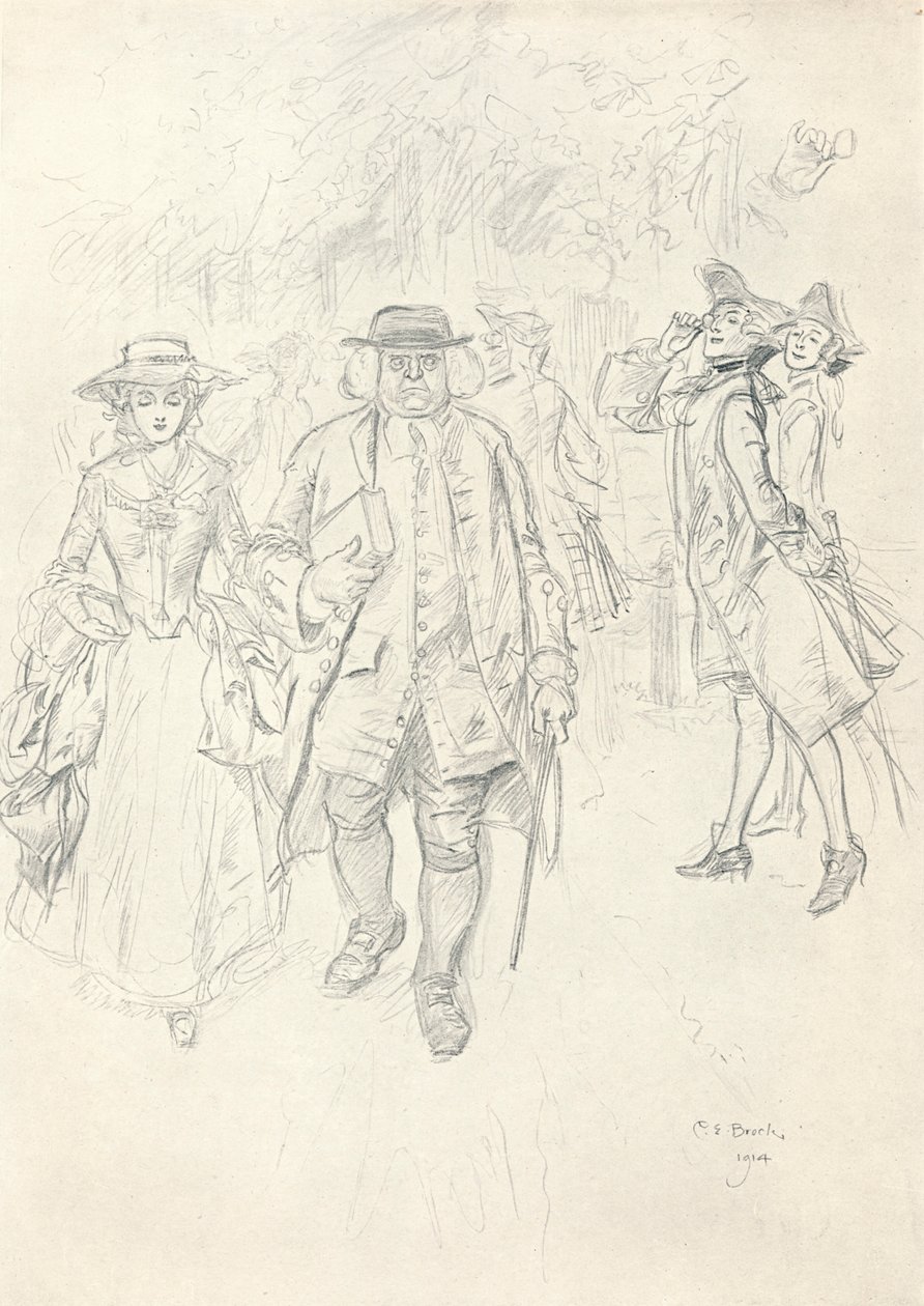 Executando a manopla - estágio II, c1920 de Charles Edmund Brock