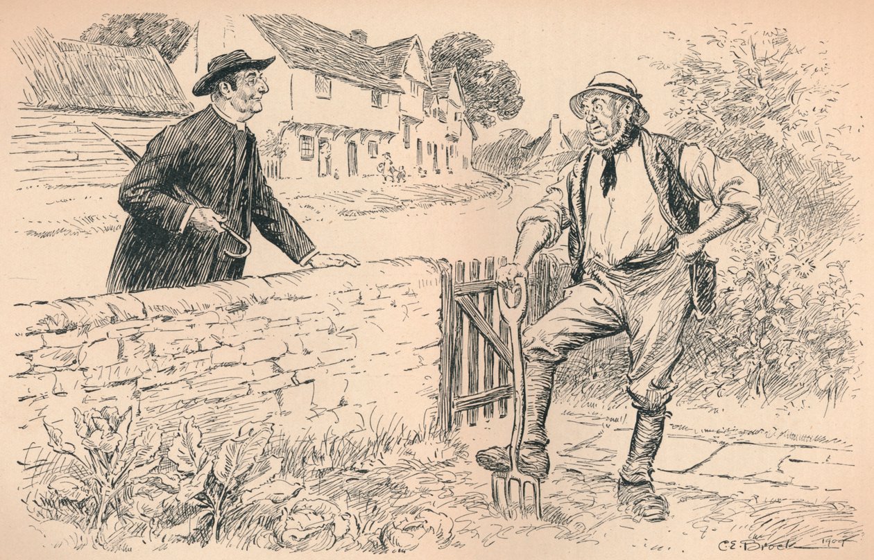 O vigário, 1909 de Charles Edmund Brock