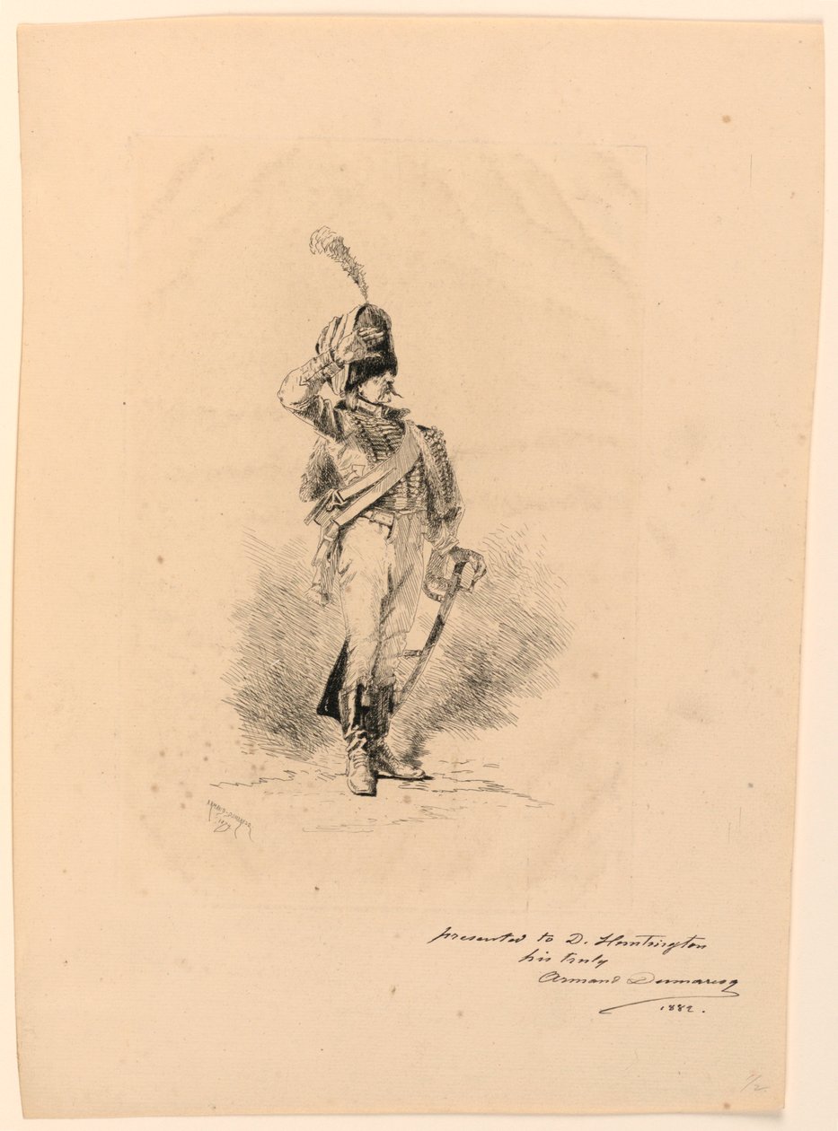 A saudação militar de Charles Edouard Armand Dumaresq