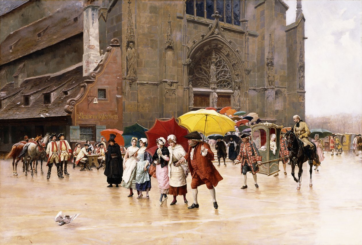 Depois da igreja, de Charles Edouard Delort