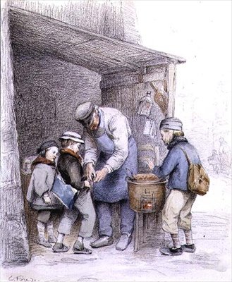 O Vendedor de Castanhas de Charles Edouard Frere