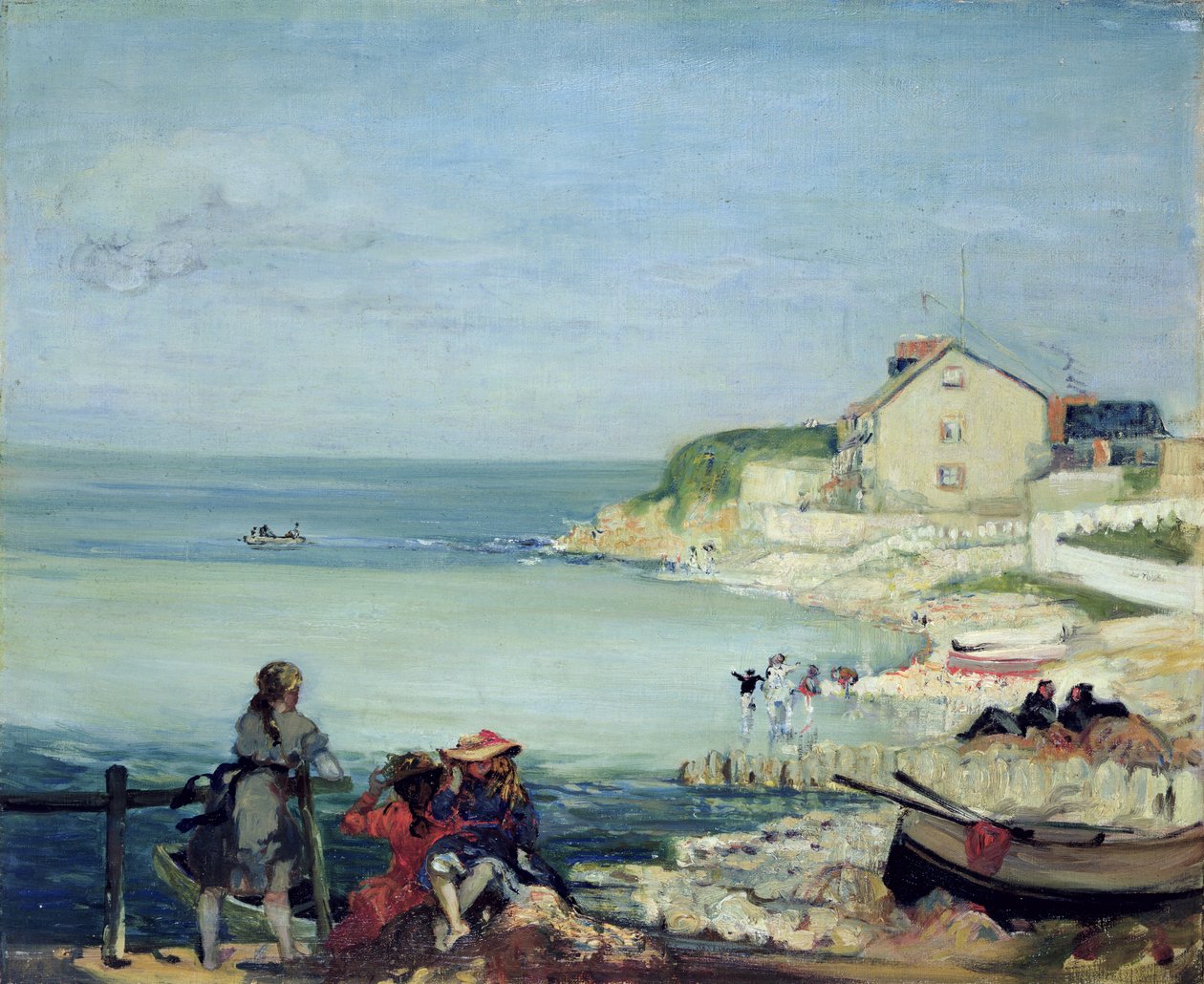 Cena da praia, Swanage de Charles Edward Conder