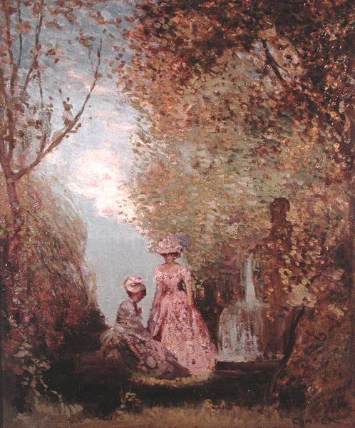 Forest Glade (petróleo) de Charles Edward Conder
