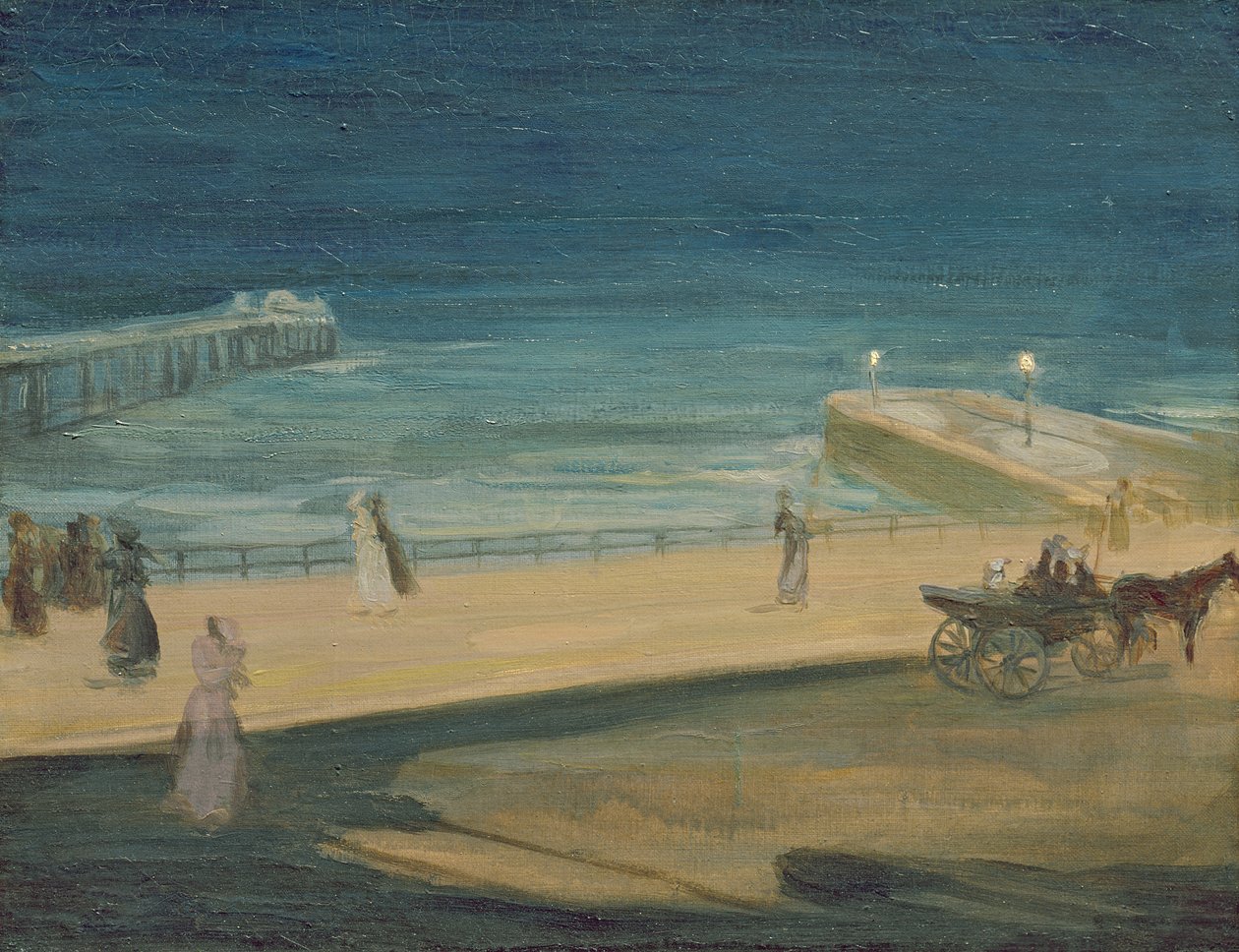 No cais, Brighton de Charles Edward Conder