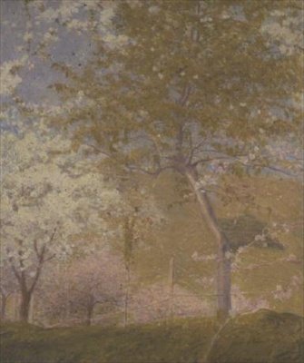 Pomares no Sena perto de Vetheuil de Charles Edward Conder