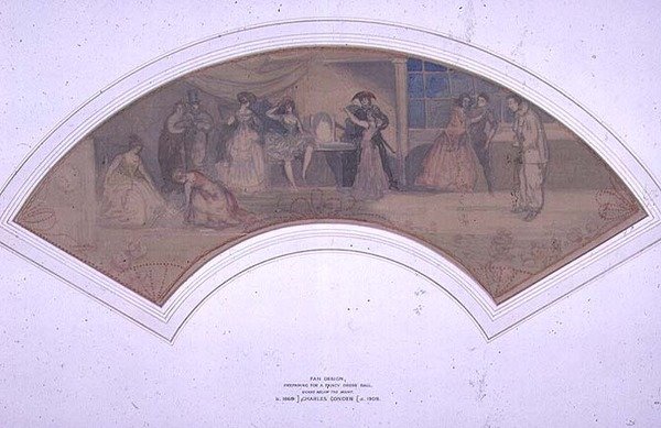 Preparativos para uma bola de fantasia de Charles Edward Conder