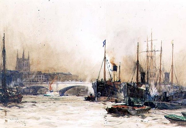 Fora do Billingsgate (wc) de Charles Edward Dixon
