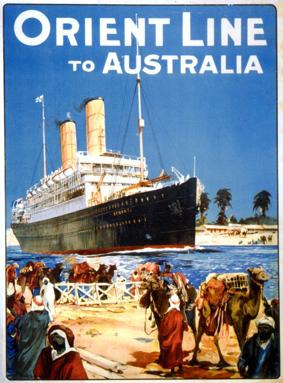 Linha do Oriente para a Austrália de Charles Edward Dixon