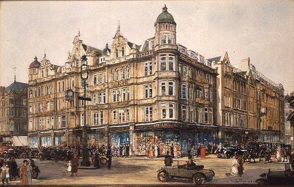 The Old Building, Bourne and Hollingsworth, Oxford Street de Charles Edward Dixon