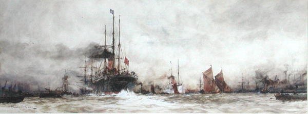 O Tamisa no Blackwall Reach de Charles Edward Dixon