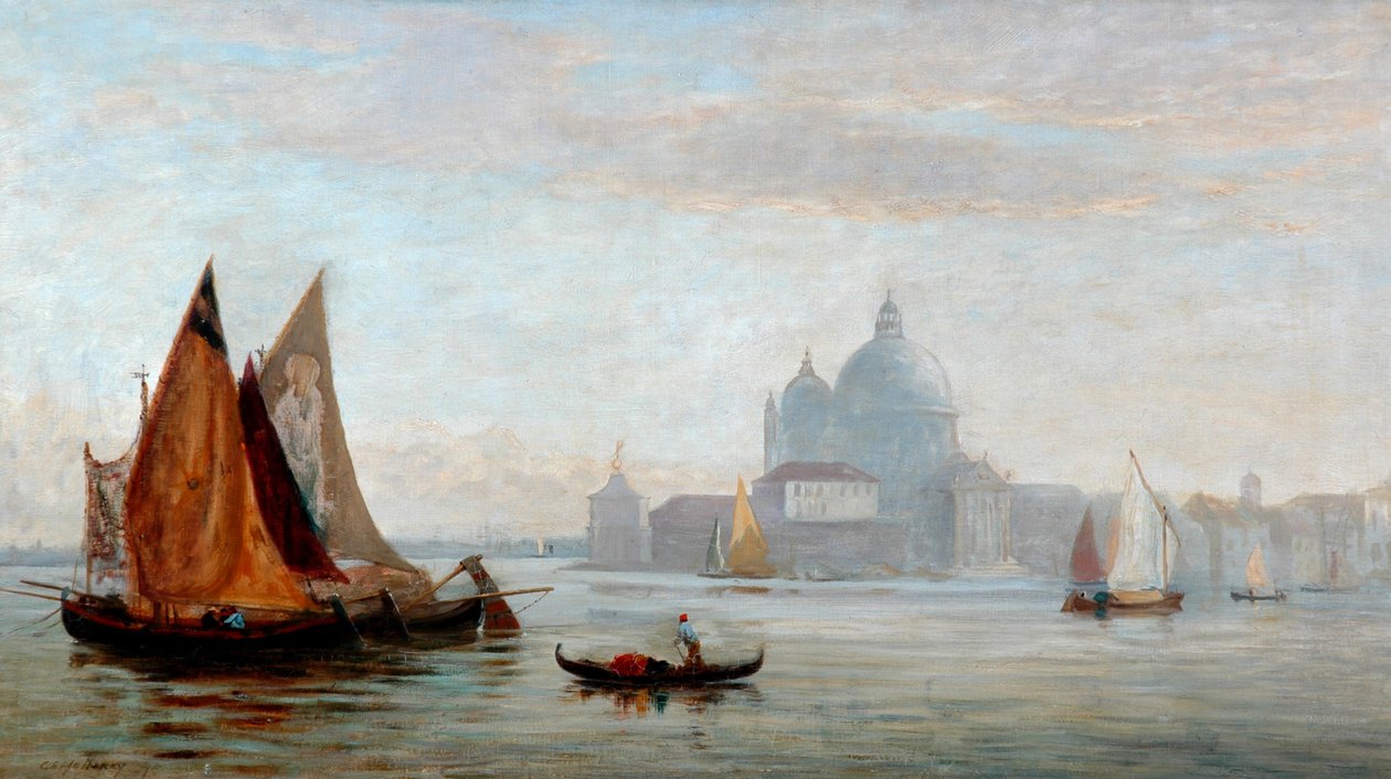 Igreja de Santa Maria della Salute, Veneza, 1875 de Charles Edward Holloway