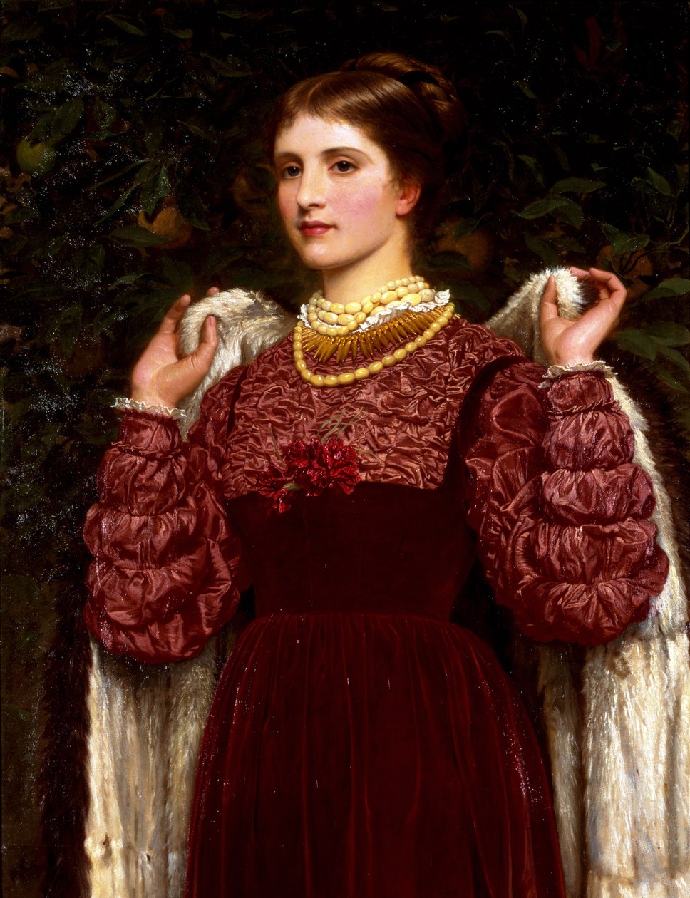 Dressing Up, c.1880-90 (óleo sobre tela) de Charles Edward Perugini