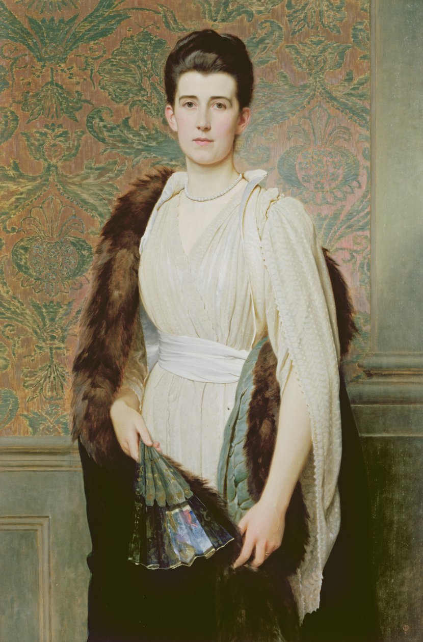 Retrato de uma mulher de Charles Edward Perugini