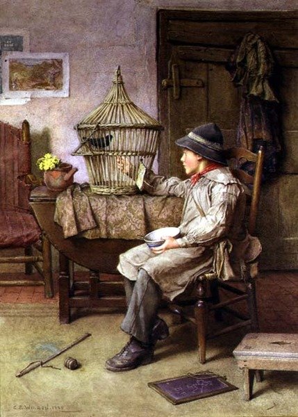 Hora do café da manhã de Charles Edward Wilson