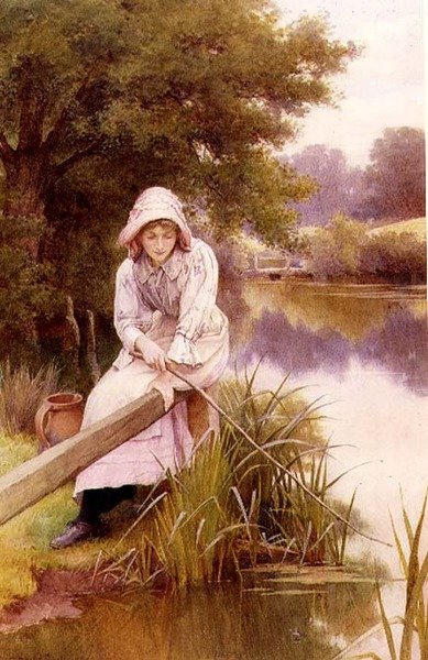Pesca Feminina de Charles Edward Wilson