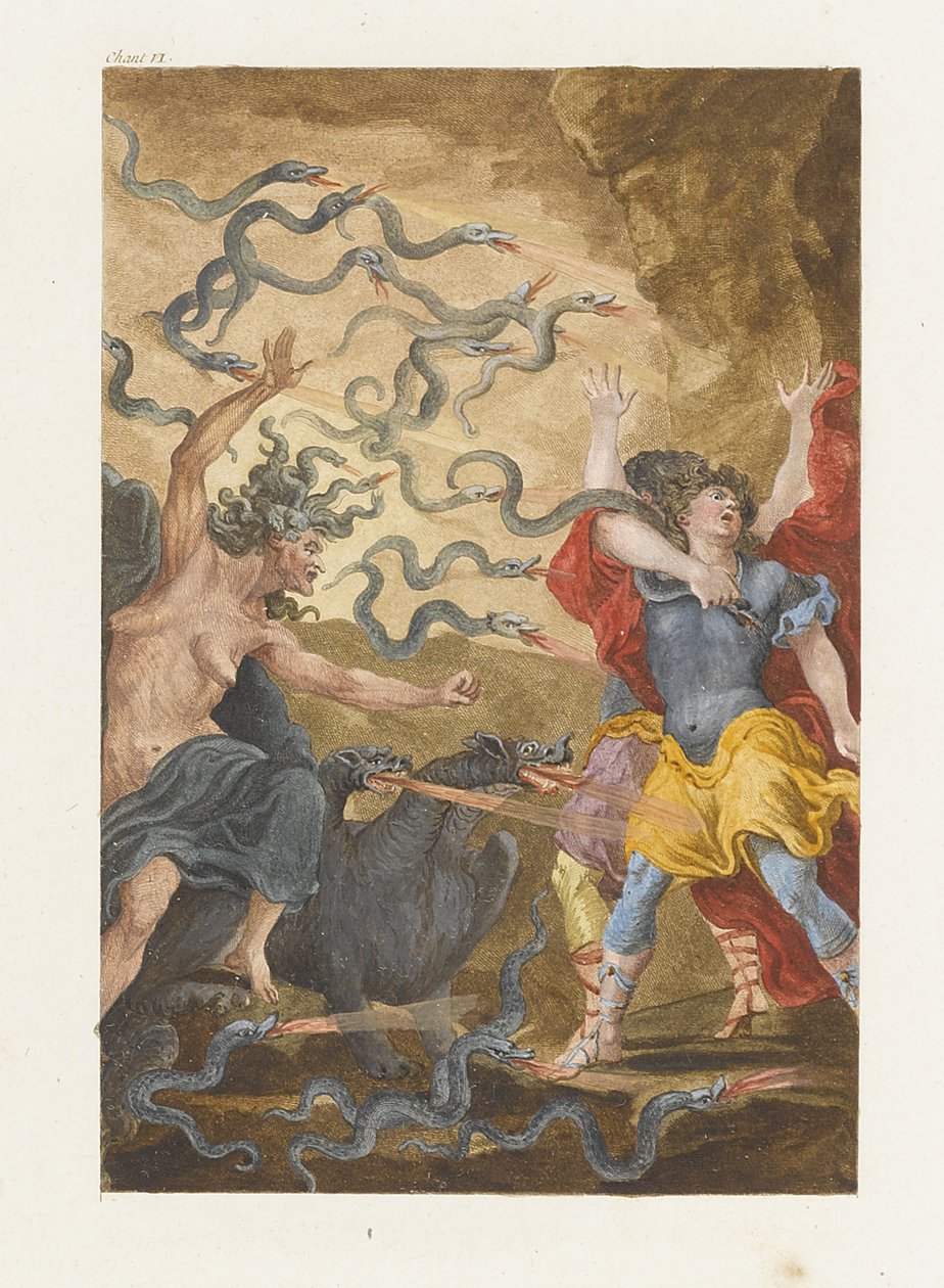 Ilustração do romance O Templo de Gnidos O Templo de Gnide de Montesquieu, 1794 de Charles Eisen