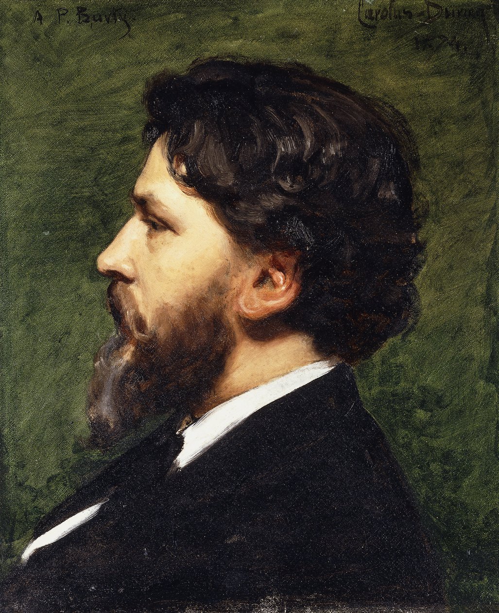 Um retrato de Phillipe Burty, 1874 de Charles Emile Auguste Carolus Duran