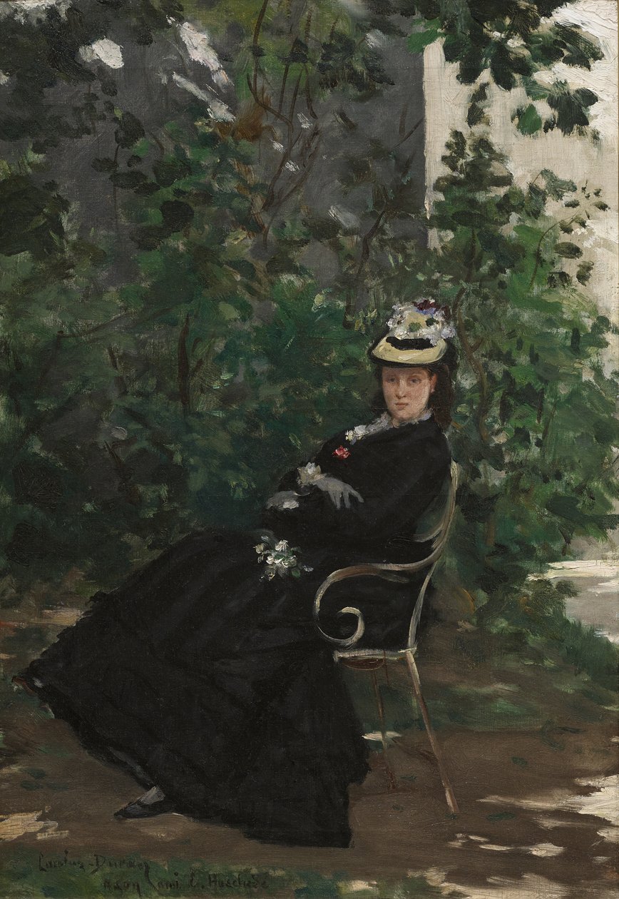 Retrato de Madame Alice Hoschede, c.1872-78 (óleo sobre tela) de Charles Emile Auguste Carolus Duran
