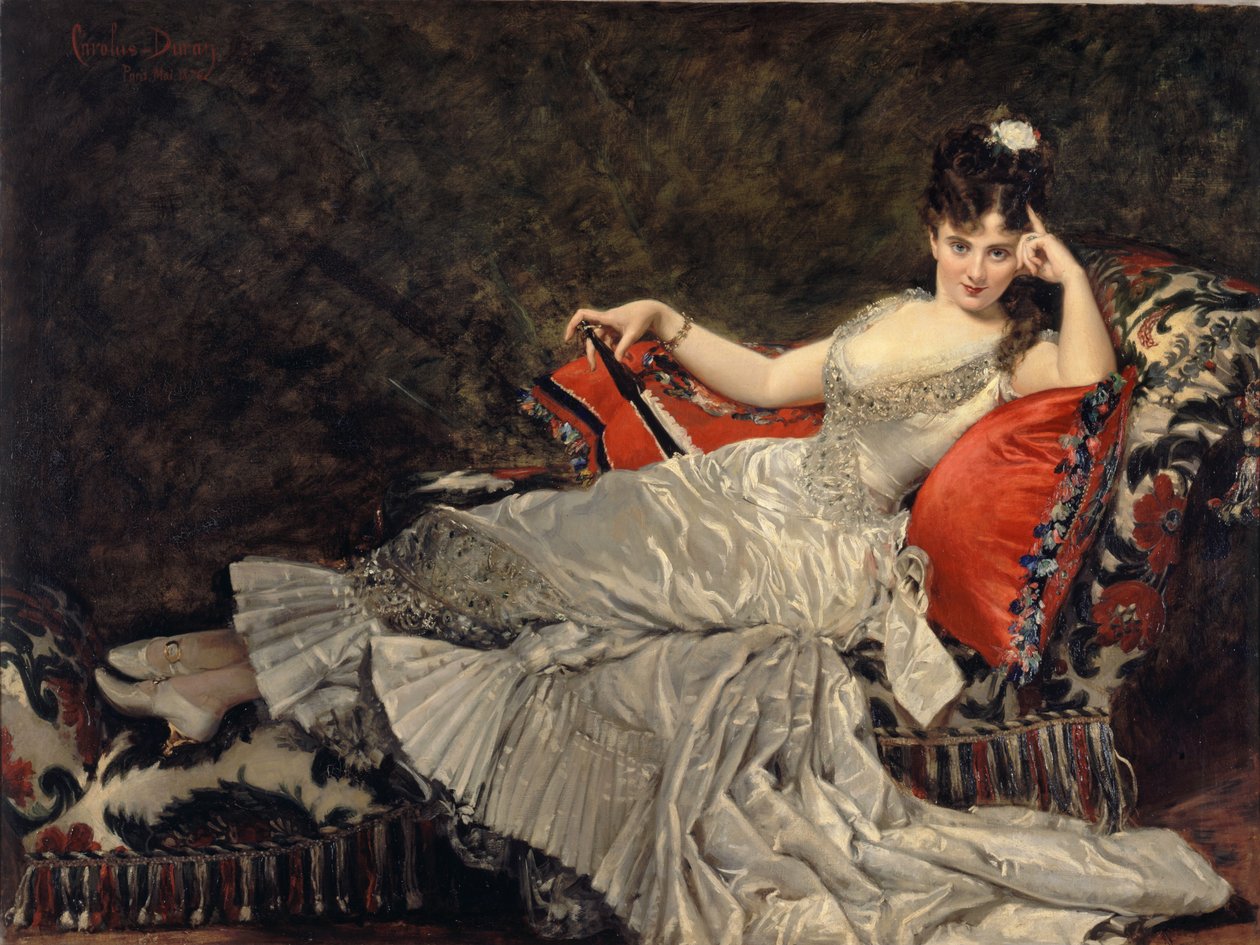 Retrato de Mademoiselle de Lancey de Charles Emile Auguste Carolus Duran