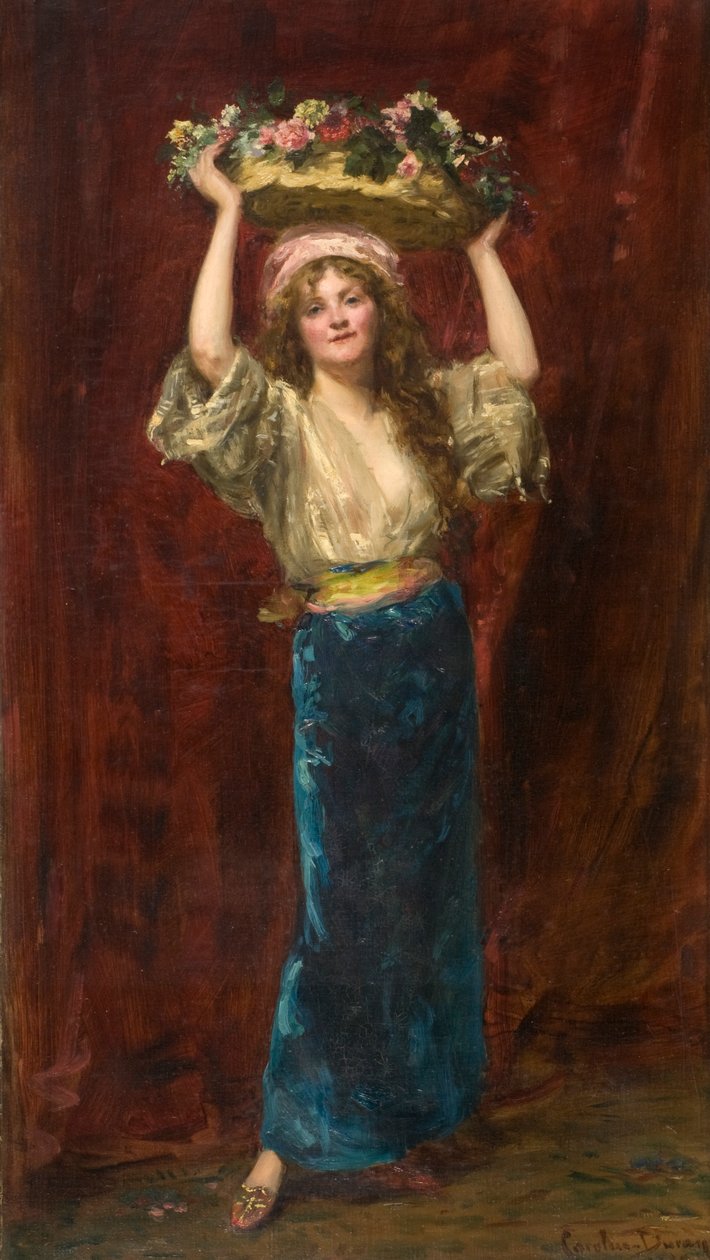 A florista de Charles Emile Auguste Carolus Duran