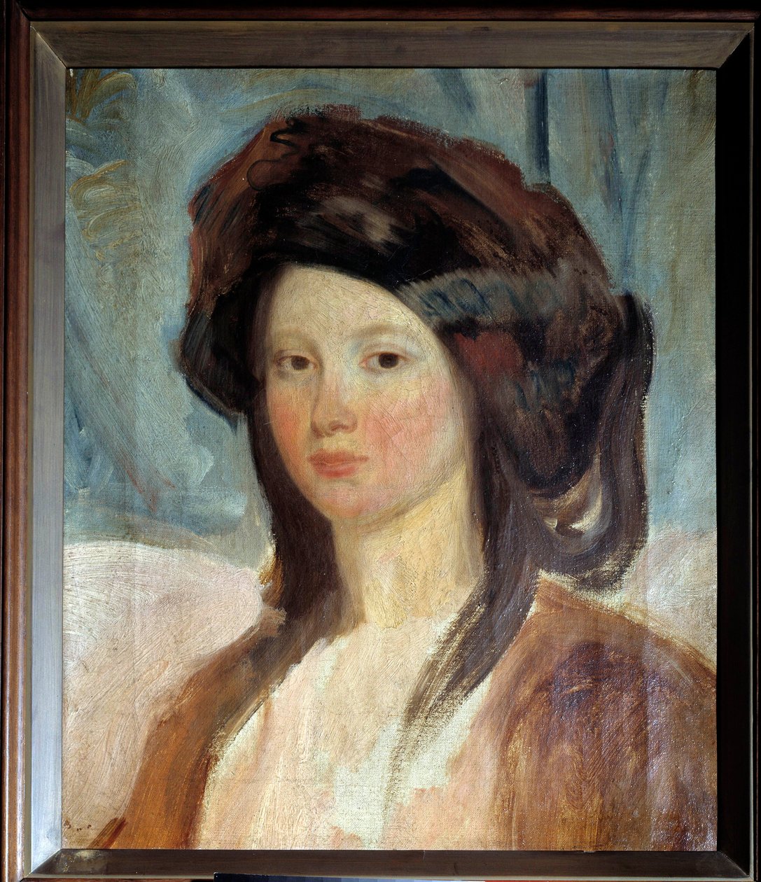 Retrato de Juliette Drouet (1806-1883), atriz e dona de Victor Hugo Pintura de Charles Emile Champmartin (1797-1883) Paris do século XIX, lar Victor Hugo de Charles Emile Callande de Champmartin