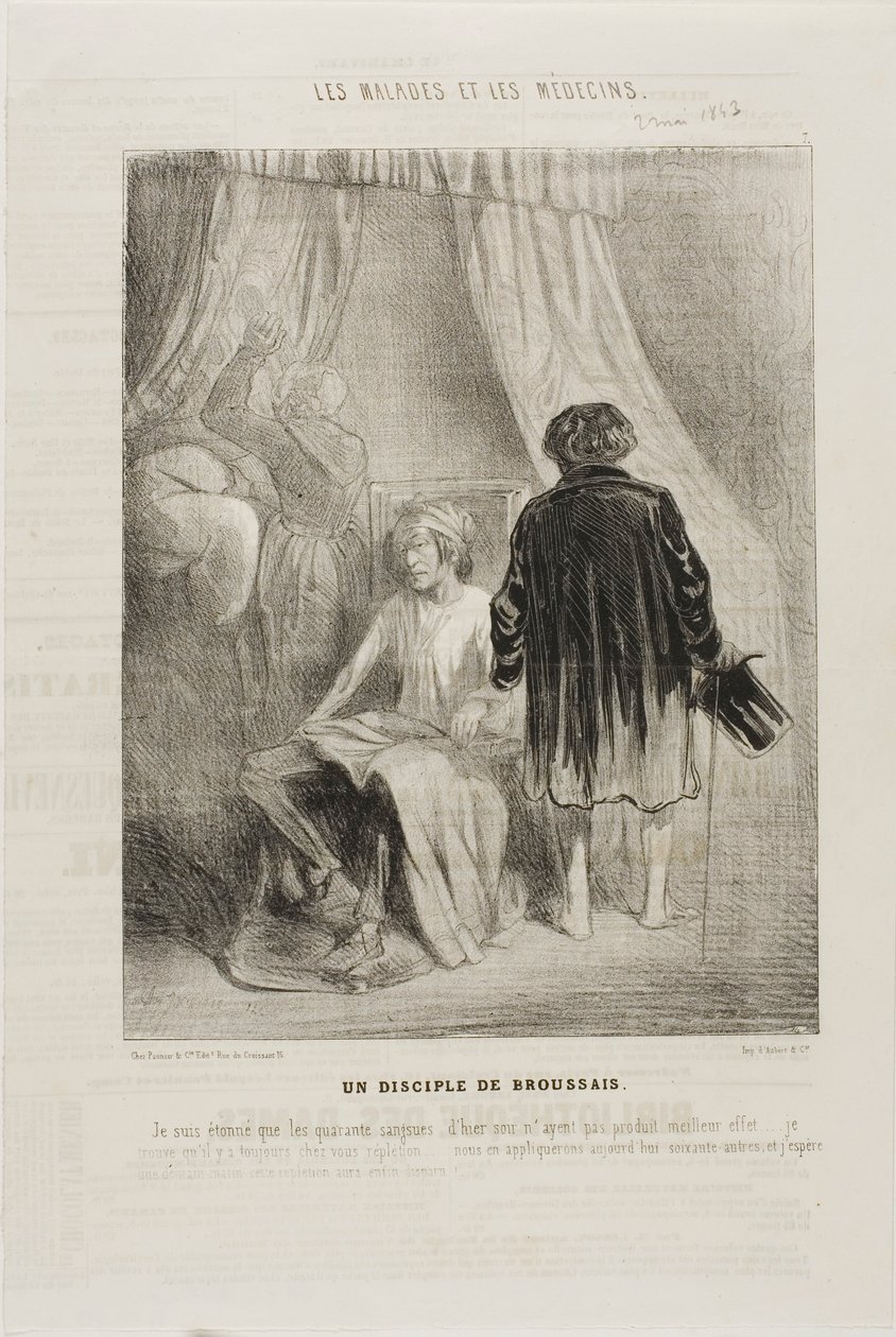 Um seguidor de Broussais (ilustração 7) de Charles Emile Jacque