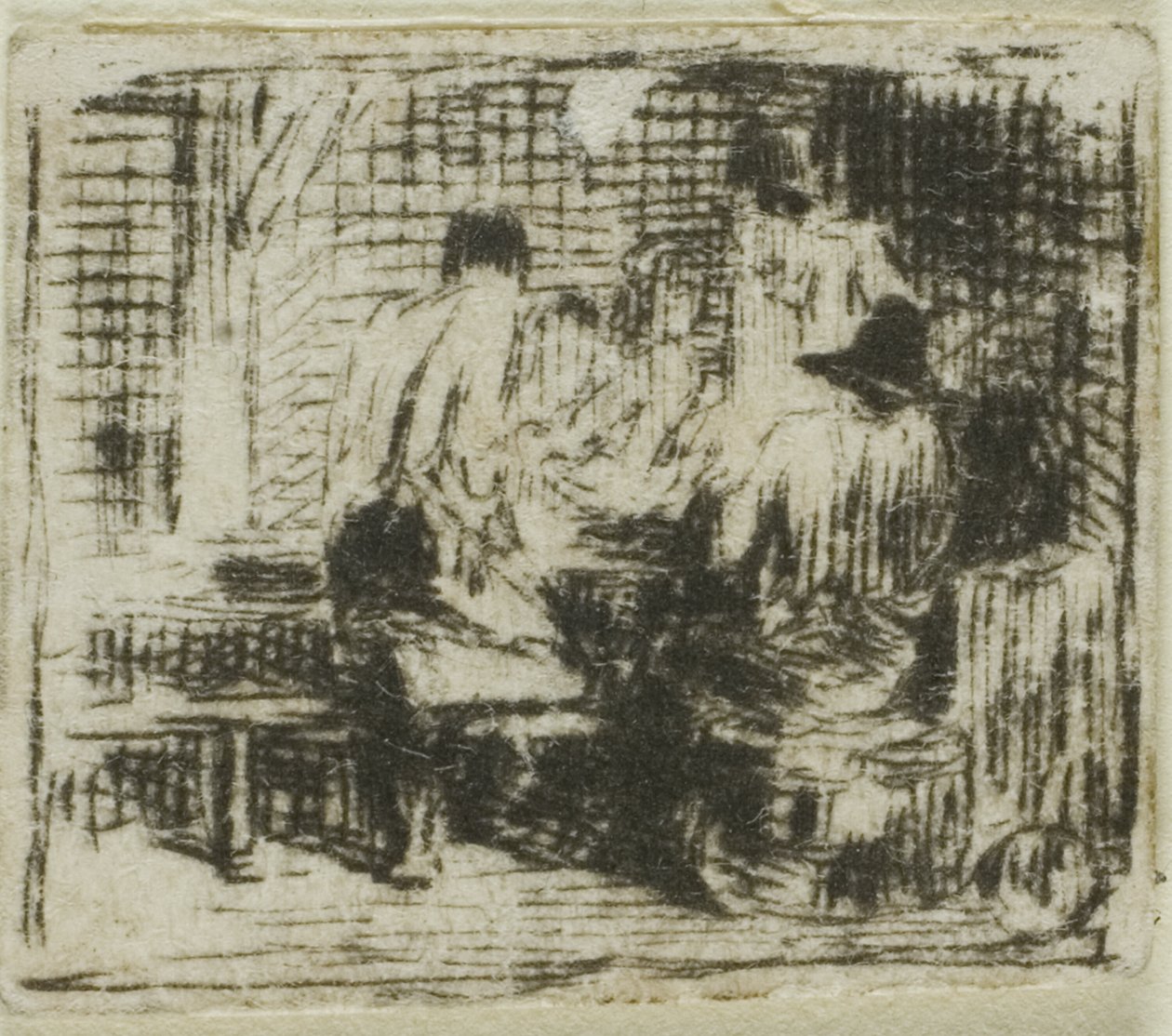Bebedores de Charles Emile Jacque