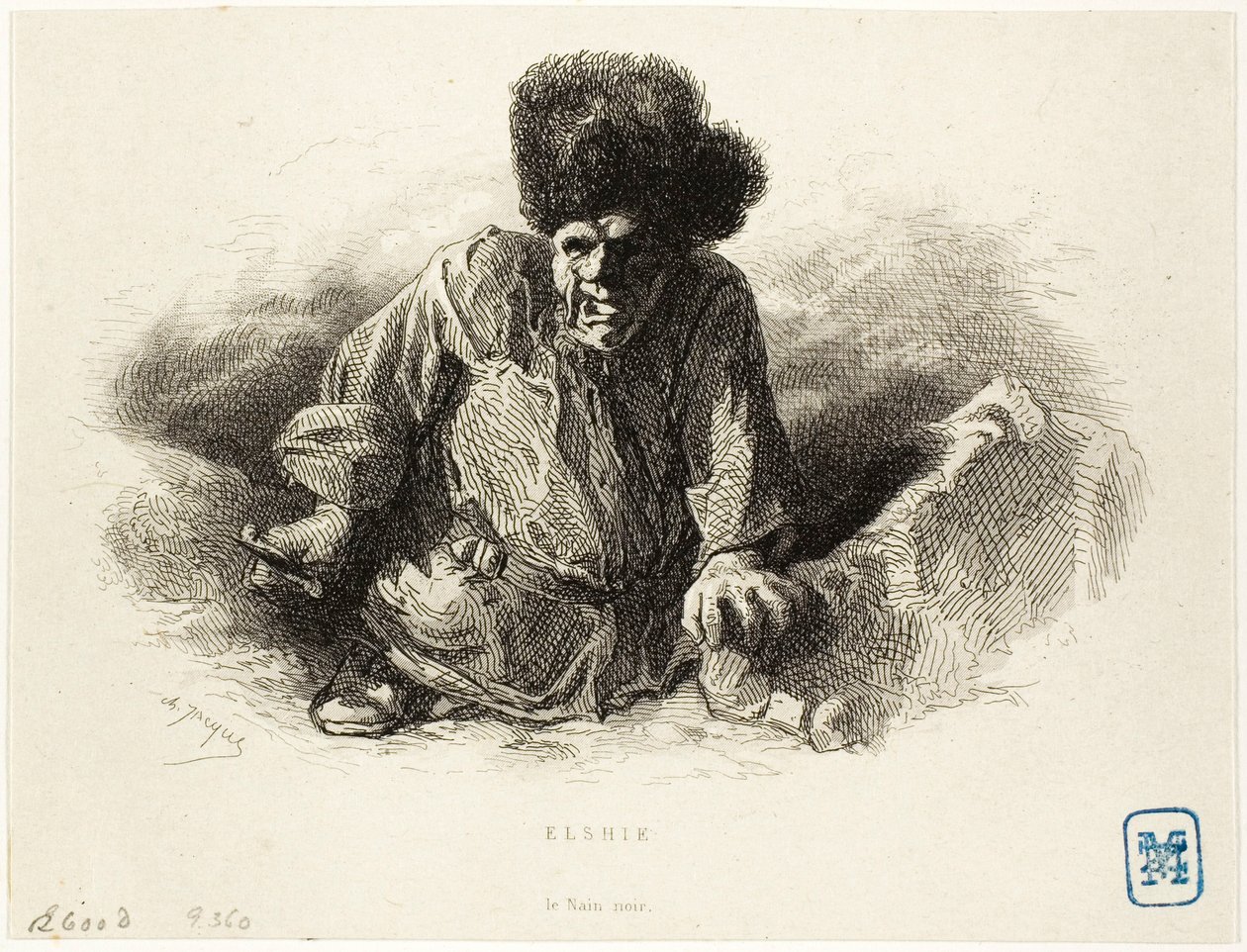 Elshie, a anã negra de Charles Emile Jacque