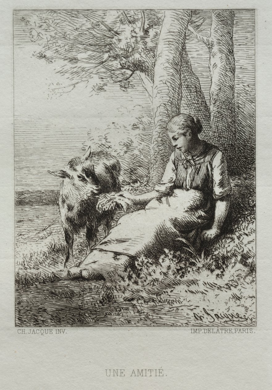 Amizade de Charles Emile Jacque