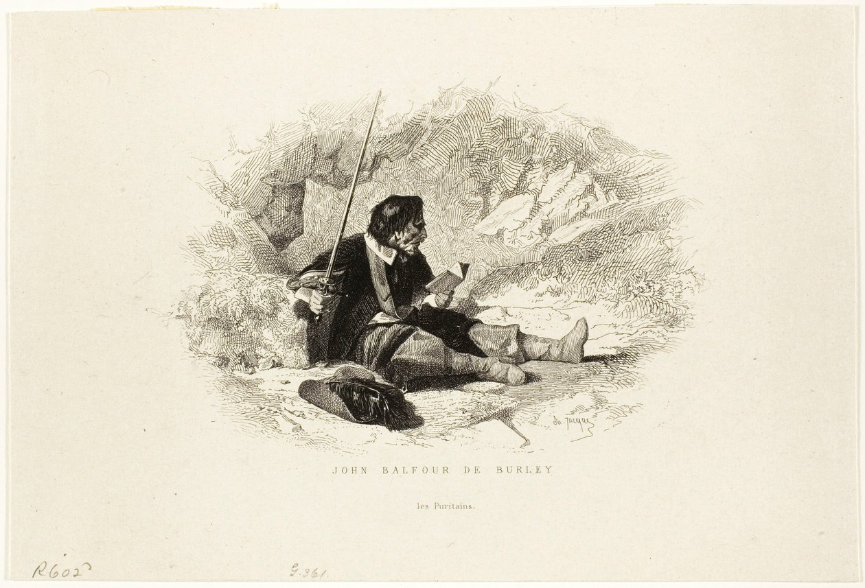 John Balfour de Burley - Os Puritanos de Charles Emile Jacque