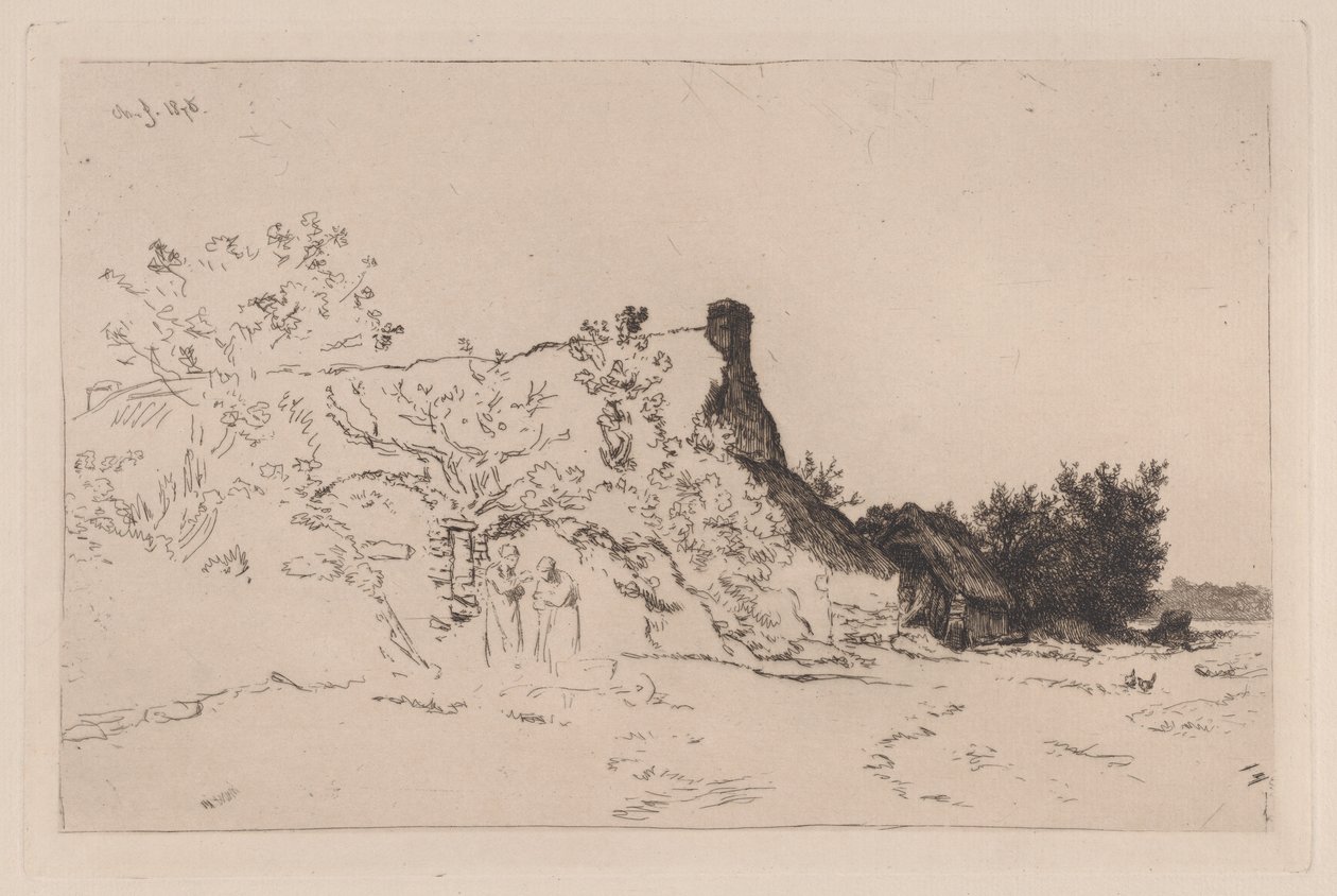 A Grande Casa Kercassier, 1875. de Charles Emile Jacque