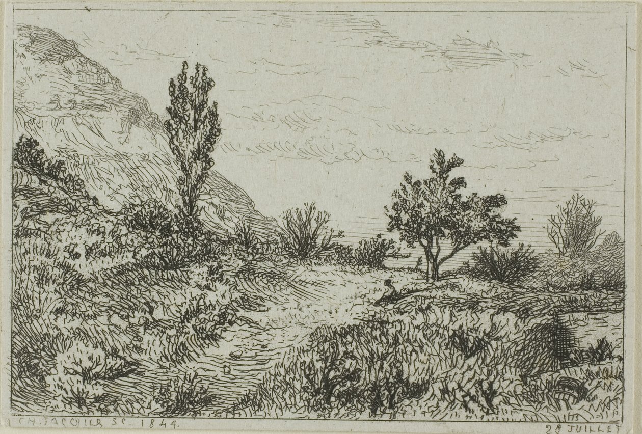 Paisagem de Charles Emile Jacque