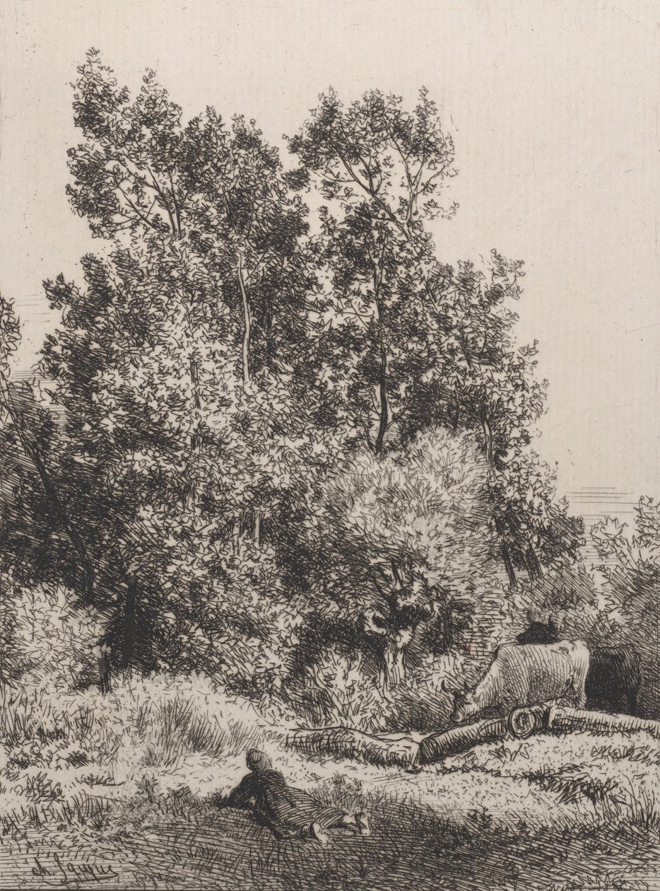 Paisagem, 1864. de Charles Emile Jacque