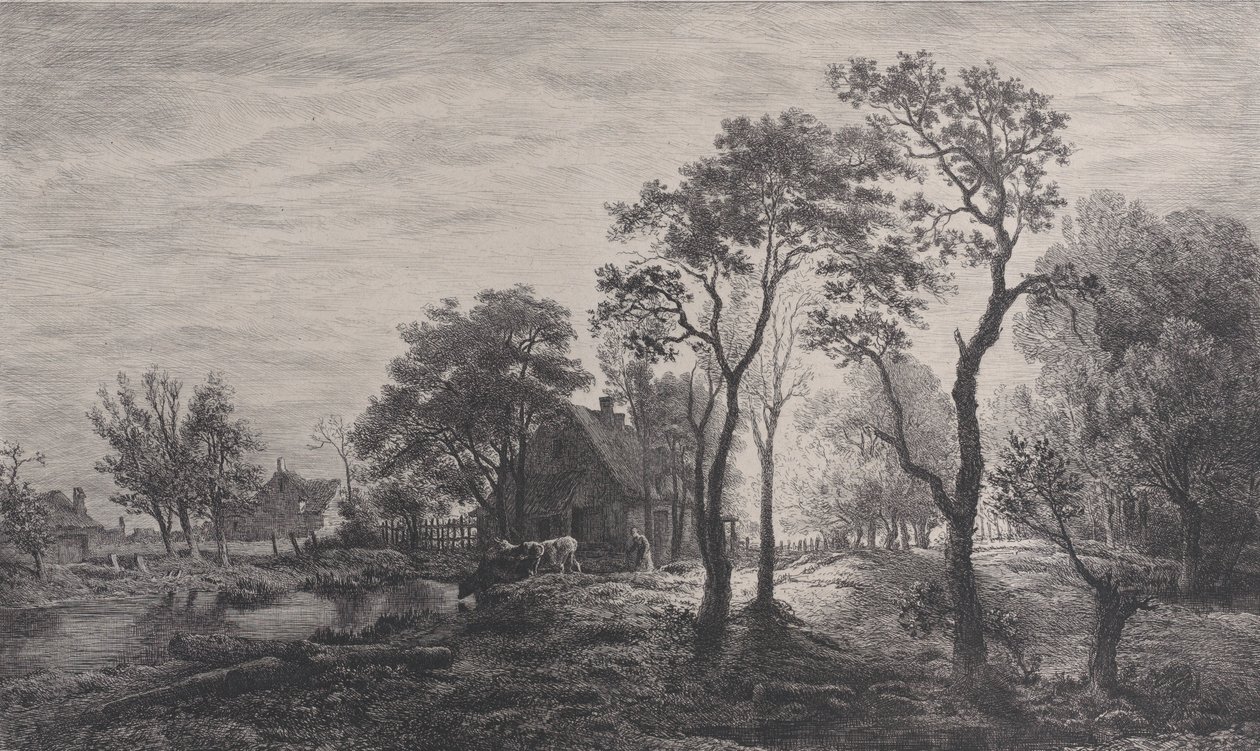 Floresta. de Charles Emile Jacque
