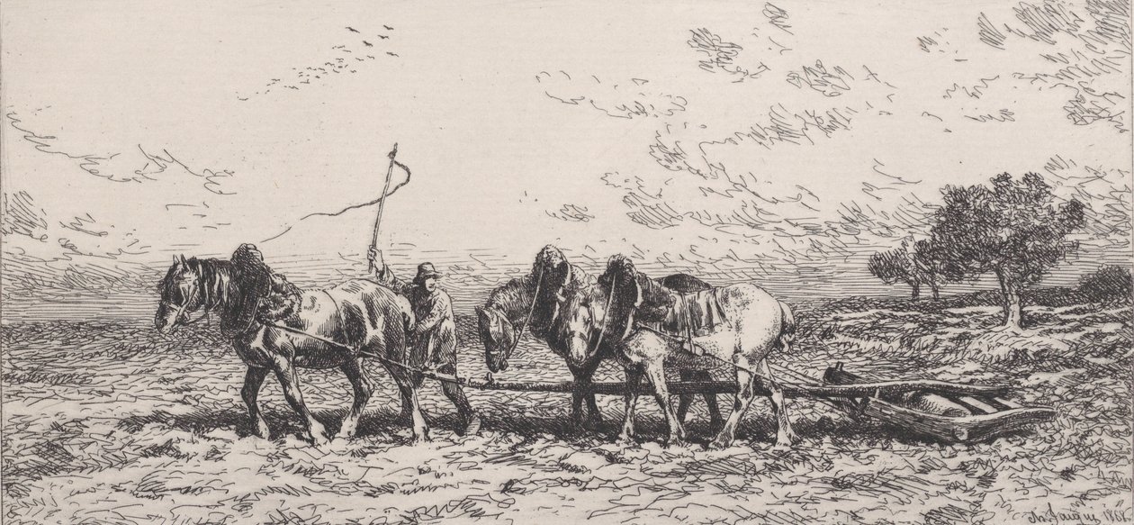 Floresta. de Charles Emile Jacque