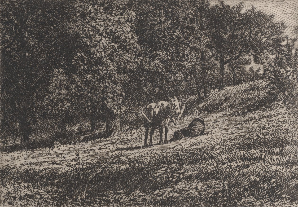Pomar, 1865. de Charles Emile Jacque