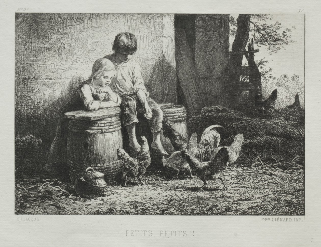 Petite, petite. de Charles Emile Jacque