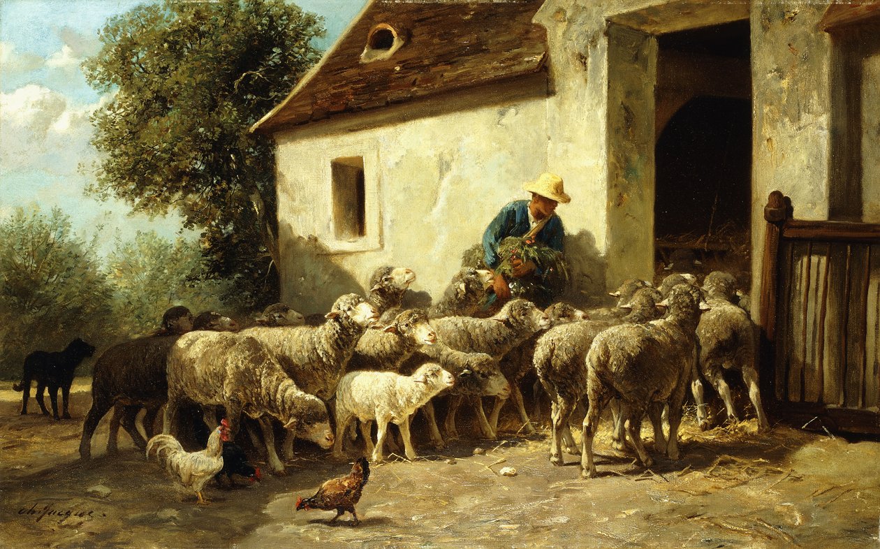 Voltando para casa, de Charles Emile Jacque