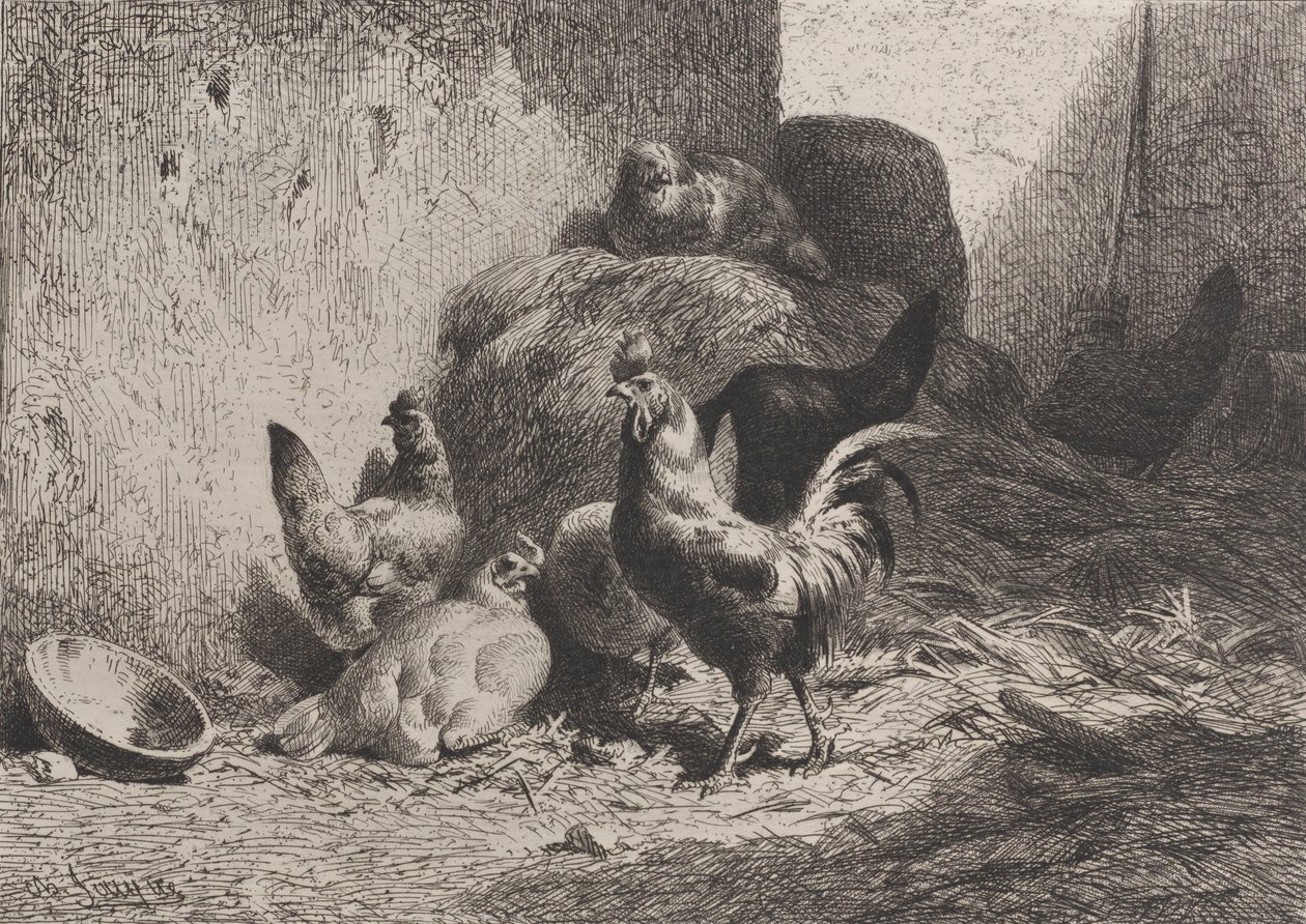 Floresta. de Charles Emile Jacque