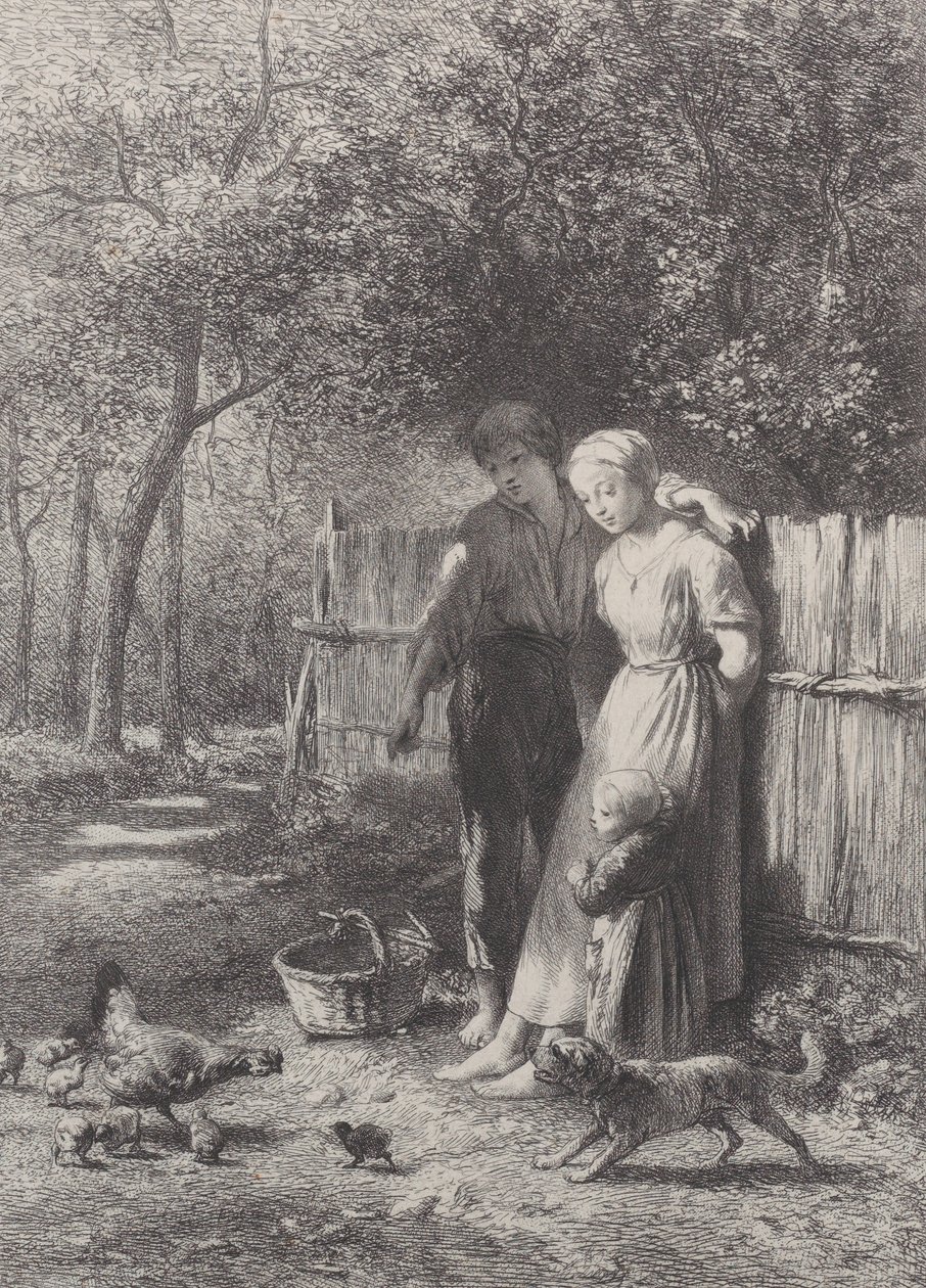 Floresta. de Charles Emile Jacque