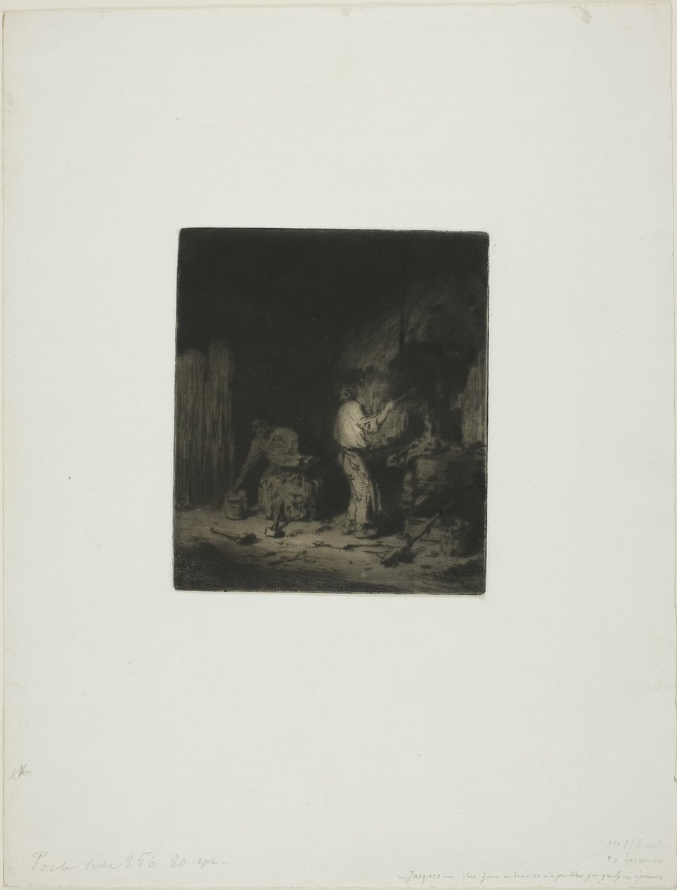 A forja de Charles Emile Jacque