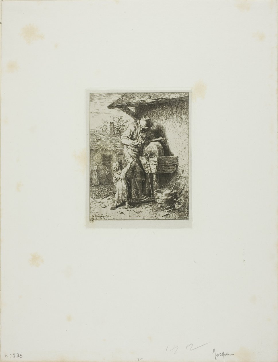 O amolador de facas de Charles Emile Jacque