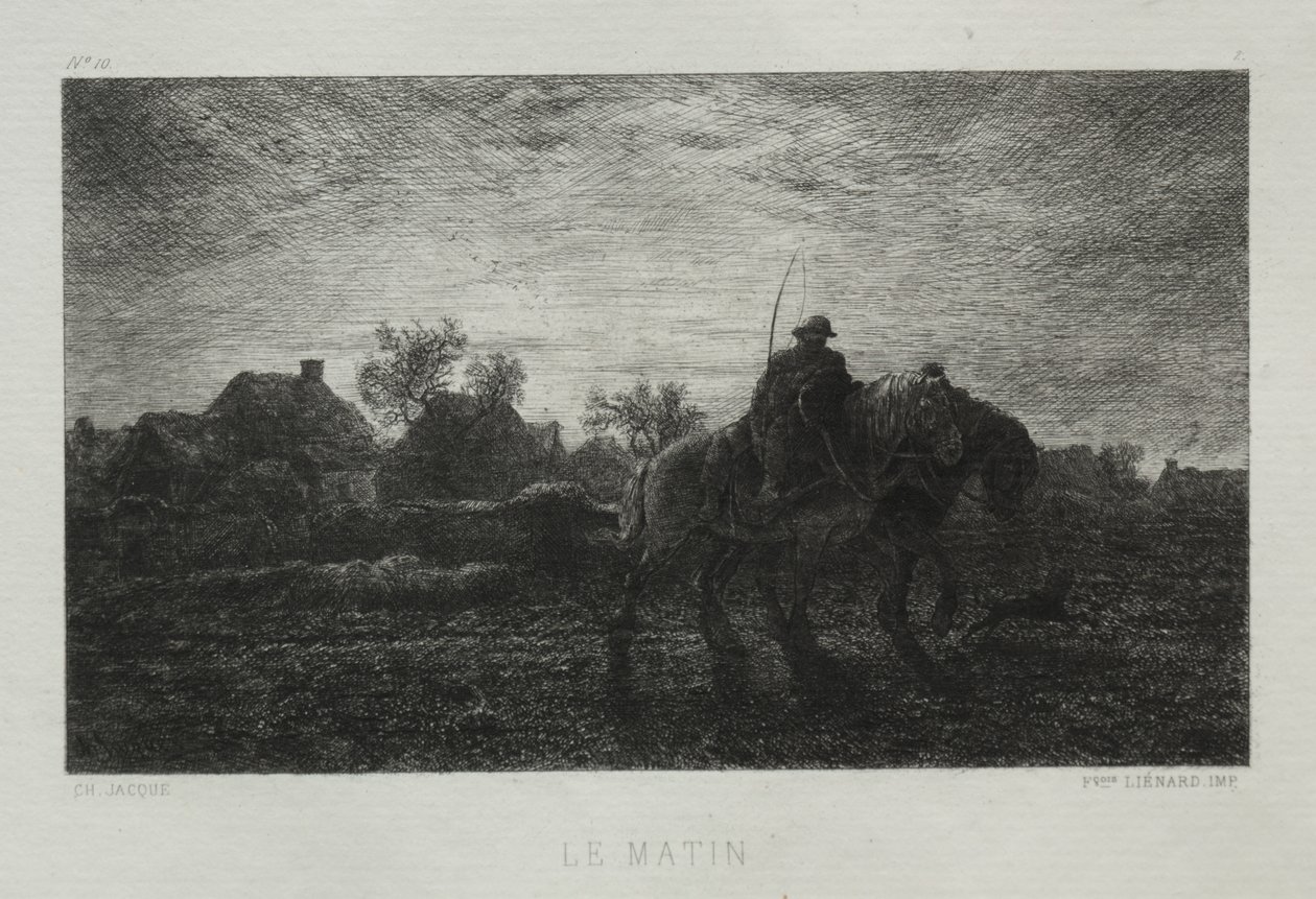 A manhã de Charles Emile Jacque