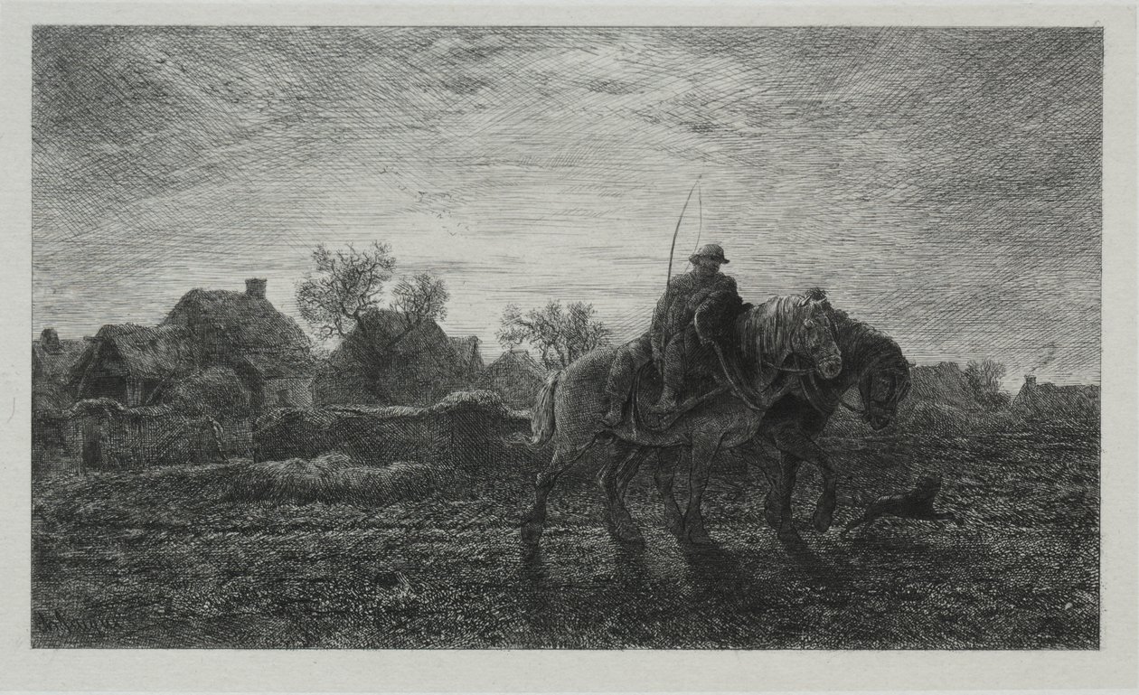 A manhã de Charles Emile Jacque
