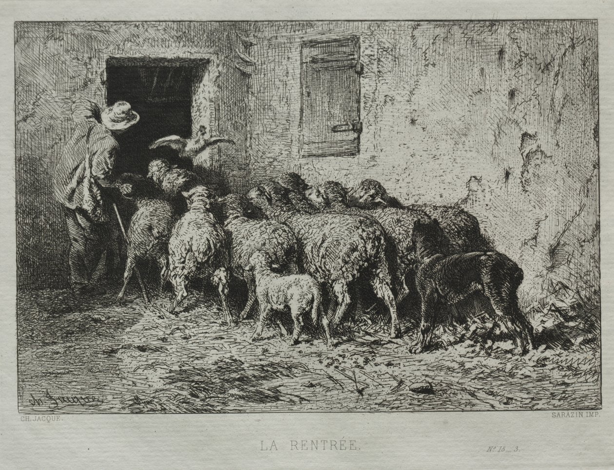 O retorno de Charles Emile Jacque