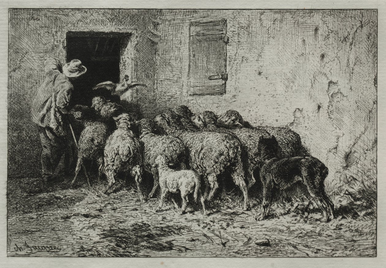 O retorno de Charles Emile Jacque